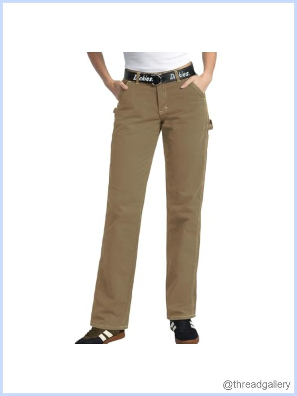 Dickies Womens Relaxed Fit High Rise Carpenter Work Pants